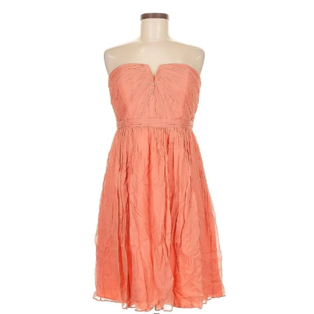 J.Crew Ruched Party Dress with Sweetheart Neckline